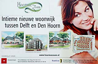 Aankondiging van de nieuwe woonwijk "Hoornse Zoom"
